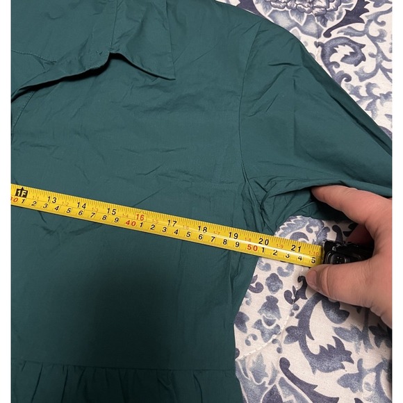 Quince 100% Organic Cotton Poplin Midi Tunic Dress, Women's Size Large - Picture 6 of 12